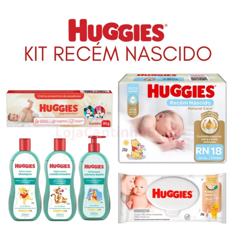 Kit Higiene Recém-Nascido Huggies