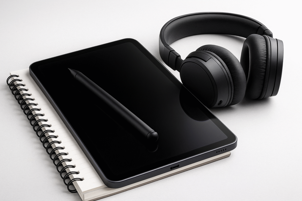 tablet para estudar e trabalhar.